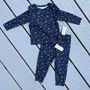 NWT Pink Chicken Night Stars PJ Set